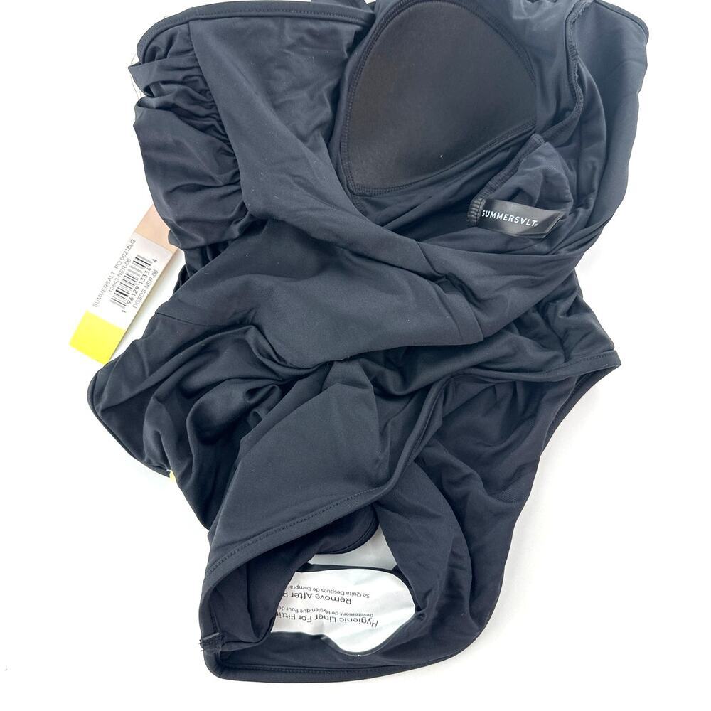 Summersalt DreamDrape Sidestroke One Piece Black US Size 6 - Picture 7 of 9